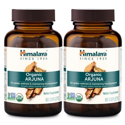 Himalaya Organic Arjuna, συμπλήρωμα πίεσης αίματος για την καρδιοαγγειακή ευεξία και την υγεία της καρδιάς, 700mg, 60 Count (πακέτο του 2)