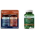Carbamide Forte Multivitamin Tablet & Omega 3 fish oil capsules - 60 Tablets + 60 Softgel Capsules & Calcium Magnesium Zinc Tablets - 120 Tablet
