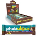 Phab Protein Wafer Bar Choco Truffle Flavour - No Maida Only Millets (Bajra) | 10g Protein With No Added Sugar, No Preservatives, No Trans Fat | Gluten-Free Healthy Snack | Desk-to-Gym Snack