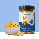 Eat Anytime - Multigrain Protein Chips, Indian Twist | 40 g protein per pack | Baked, Not Fried | No Palm Oil |High Protein, Low Calories (under 160) | 150 g