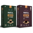 Eat Anytime Multigrain Millet Energy Bars, 24 Bars | High Protein, High Fiber, No Added Sugar | Gluten Free Granola Bars with Ragi, Jowar, Dark Chocolate | Healthy Snack (600g) | Pack of 2