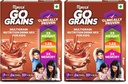 Manna Go Grains Nutrition Powder for Kids. Clinically Proven to Support 2X Growth, Immunity & Memory 1.5X Stamina, Multigrain 7 Grains Ragi, Bajra, Millets and Pulses. Naturally sweetned with stevia. Chocolate Flavor 400g