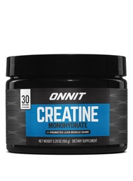 ONNIT Creatine Monohydrate Powder, IGEN(TM) Μη ΓΤΟ Δοκιμάστηκε 5g Premium Creatine για μυϊκή δύναμη, δύναμη και μυϊκή μάζα, υποστηρίζει την υγεία του εγκεφάλου, εγκεφαλική κυτταρίτιδα ενέργεια, χωρίς άρωμα, 30 υπηρεσίες, 5.29 oz