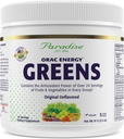Paradise Herbs, ORAC Energy Greens Σκόνη, Αντιοξειδωτική Δύναμη 24 Σερβίροντας Φρούτα & Λαχανικά σε 1 Scoop, 15 Υπηρεσίες