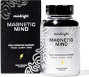 Manyetik Zihin - Ultra Focused Energy için Premium Bilişsel Tamam, Clarity, & Drive - Nootropic Uzun Süreli Beyin Sağlığı, Memory & Focus - 30 Day Supply - Yapay Renkler Yok