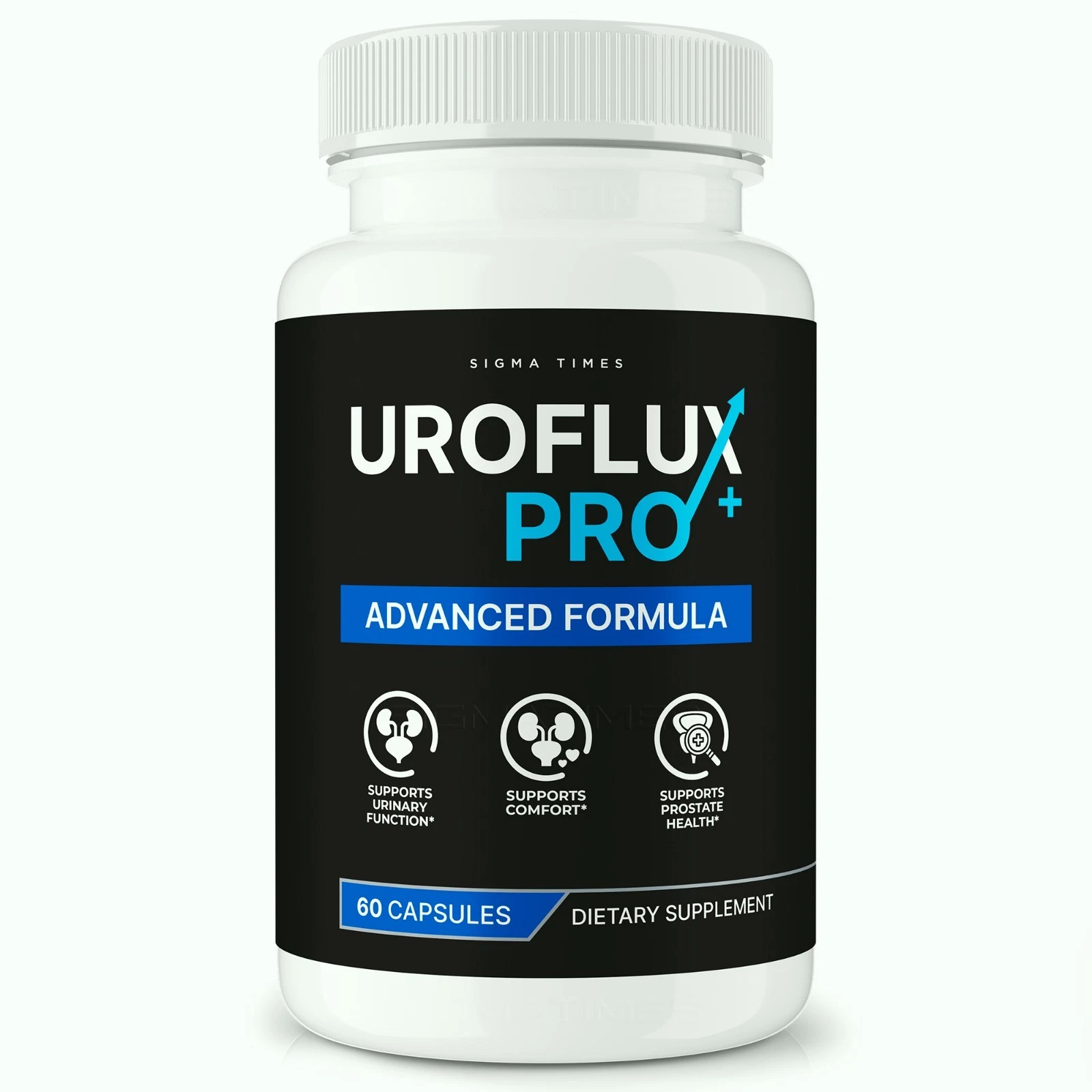 Uroflux Pro + Capsules, Natural Prostate Health Support Supplement for Men 60ct