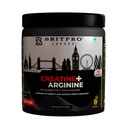 London Creatine + Arginine Powder | 3000mg Creatine Monohydrate & 1250mg L-Arginine | Pre Workout Muscle Strength, Energy & Recovery | 50 Servings | Pineapple Flavor | 250g