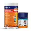 Gritzo SuperMilk Growth+ (7-12y Boy), 400g + Multivitamin Gummies