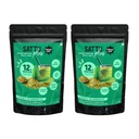 Mojo Bar Vegan Protein (Pack of 2) - 12g Savoury Protein with Super Foods, 600g - 100% Natural & Gluten Free | Sattu, Moong and Brown Rice Protein Powder
