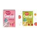 Slurrp Farm Cereal, Ragi, Rice and Strawberry with Milk, Instant Healthy Food, NO Added Sugar, + Slurrp Farm No Added Sugar Instant Moong Dal Khichdi for Little Ones | No Salt, No Milk |