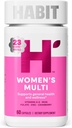 Habit Womens Multi Supplement (60 Capsules) - Yeni Bak, General Health & Wellness, 23 Temel Vitaminler ve Mineraller, Meyve Ekstralar, Folate, Iron, B12, Biotin, Non-GMO (1 Pack)