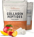 Live Consciious Collagen Peptides Powder - Ροδάκινο Mango Flavored Collagen Powder - Μαλλιά, Δέρμα, Καρφί, & Κοινή Υποστήριξη - Τύπος I & III Grass-Fed Collagen Συμπληρώματα για γυναίκες και άνδρες - 30 Υπηρεσίες - 13oz