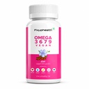 Fixuphealth Omega 3 6 7 9 Vegetarian Capsules with Flaxseed Oil & Sea Buckthorn Capsule | Vegan Plant Based Omega Supplement for Hair, Skin, Brain, Muscle, Bone & Joint Health | 60 Veg Capsules
