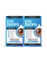Ayuvya Ayurvedic Eye Drops, Cooling, Soothing & Refreshing Relief for Dry, Tired & Red Eyes, Ayurvedic Formula With Triphala, & Rose 10ml (Pack of 2) | As Seen on Shark Tank