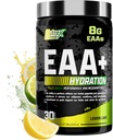 Nutrex Research EAA Hydration | EAAs + BCAA Powder | Muscle Recovery, Strength, Muscle Building, Endurance | 8G Essential Amino Acids + Electrolytes | (Packaging My Vary) 30 Servings (Lemon Lime)
