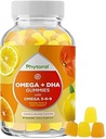 DHA Omega 3 Gummies for Adults - Delicious Chia Seed for Brain Omega 3 6 9 Supplement for Inflammation, Energy & Insulin - Vegetarian Essential Fatty Acid Supplements for Immune Support - 60 Chews