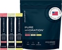 CYMBIOTIKA Pure Hydration Electrolytes Powder Drink Mix with Vitamin C & Magnesium, Keto Friendly Electrolyte Hydration Pack, Variety Pack, Lemon, Lycihee & Watermelon, 7 Each, 21 Stick Packets