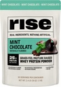 Rise-Fed Whey Protein Toz - Mint Chocolate | 25g Protein Yapay Flavors, Colors veya Preservatives - Sugar Free, Gluten-Free, Soy Free (2.4 lbs)