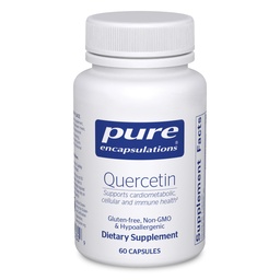 Καθαρές ενθυλακώσεις Quercetin - 500 mg - Ανοσολογική Υποστήριξη, Κυτταρική Υγεία & Υγεία της Καρδιάς - Συμπλήρωμα Αντιοξειδωτικών - Χωρίς γλουτένη & Μη ΓΤΟ - 60 κάψουλες
