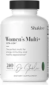 Shaklee - Vita-Lea® Women High-Potency Multivitamin & Multimineral for Women - Prenatal/Postnatal Support with 800 mcg Folic Acid, 200 mcg Iodine, 18 mg Iron - 240 Tabletler