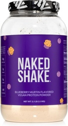 Naked Shake - Browry Muffin Protein Powder - Flavored Plant Based Protein from US & Canadian Farms with MCT Oil, Gluten-Free, Soy-Free, No GMOs or Artificial Sweeteners - 30 Servings