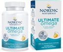 Nordic Naturals Ultimate Omega, Lemon Flavor - 60 μαλακά γέλη - 1280 mg Omega-3 - Συμπλήρωμα ιχθυελαίου υψηλής ισχύος με EPA & DHA - Προάγει την υγεία του εγκεφάλου και της καρδιάς - Μη ΓΤΟ - 30 Υπηρεσίες