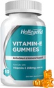 E Gummies 268 mg 400 IU, Natural Vitamin E Chewable Supplement for Yetişkinler, Women & Men, Skin & Immune Health, Anti,oxy Flavor, 60 Count Count Count