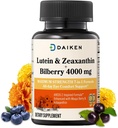 DAIKEN Lutein ve Zeaxanthin Supplements, AREDS 2 Astaxanthin, Maqui Berry, Bilberry, Flaxseed Oil & Vitamin E, 30 Softgels