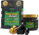 Wellness Nest Gold Grade Pure Himalayan Shilajit Resin: Ultimate Potency for Men & Women - 24k Gold, 75%+ Fulvic Acid, Lab Test Report Included - 30g (1 Pack), 75 Servings