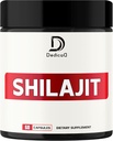 1000Mg Shilajit Pure Himalaya Organik Capsules - Contains Natural Fulvic, Humic Acid & 85 Diğerleri - Shilajit Supplement for Body Balance, Heart Health, Brain & Immune System Support - 60 Counts