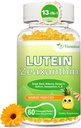 Zeaxanthin Gummies, Lutein ve Zeaxanthin Supplements with Eye Vitamins C, E, Bilberry for Eye Health - 60Cts