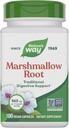 Nature's Way Marshmallow Root - Marshmallow Root Supplement for Traditional Digestive Soothing* - Gluten-Free, Dairy-Free & Vegan - Easy-Swallow Capsules - 100 Capsules (Pazarlama)
