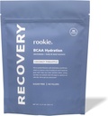 Rookie Wellness Recovery BCAA - Ηλεκτρολύτη και BCAA σκόνη με 5 g διακλαδισμένης αλυσίδας Αμινοξέα για την αποκατάσταση των μυών, ηλεκτρολύτες για την ενυδάτωση, & Μόνο 10 θερμίδες (30 σέρβις, καρύδα ανανά)