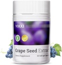 Vikki Grape Tohumu Kapsülleri 38100 mg, 60 Kont, OPC Original Blueberry Essence ile Kuvvet