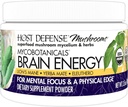 Host Defense MycoBotanicals Brain Energy* Toz - Brain & Focus Support Supplement with Lion's Mane Mushroom - Diyetary Supplement with Yerba Mate for Energy Support - 3.5 oz (33 Hizmet)