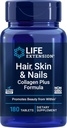 Life Extension Hair, Skin & Nails Collagen Plus Formula, 180 Tablet