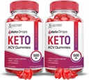 Justified Laboratories (2 Pack Keto Drops Keto ACV Gummies Advanced Formula 1000MG Pomegranate Beet Juice B12 Vegan Non GMO 120 Gummys ile formüle edildi
