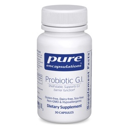 Pure Encapsulations Probiotic G.I. - Ράφι Σταθερό Προβιοτικό για Εντερική Υγεία & Γαστρεντερική Υποστήριξη - με Lactobacillus & Bifidobacterium - 30 Κάψουλες