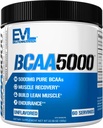 Evlution EVL BCAAs Amino Acids Powder - BCAA Powder Post Workout Recovery Drink and Stim Free Pre Workout Energy Drink Powder - 5g Branched Chain Amino Acids Supplement for Men - Μη αρωματισμένη σκόνη