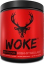 Bucked Up - Woke - ΥΨΗΛΗ STIM Προ προπόνηση - καλύτερη γεύση - Focus Nootropic, αντλία, δύναμη και ανάπτυξη, 30 υπηρεσίες (Blood Raz)