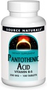 Source Naturals Pantothenic Acid 250 mg Βιταμίνη B-5 Συμπλήρωμα διατροφής - 100 δισκία