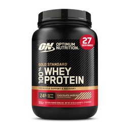 Βέλτιστη διατροφή Gold Πρότυπο 100% πρωτεΐνη Whey σκόνη, σοκολάτα φουντουκιού, 2 λίρα (συσκευασία Μαΐου Vary)