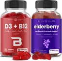 NutraChamps Vitamin B12 Gummies ve Elder Gummies Sche