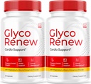 (2 Pack) Glyco Renew - Glyco Renew Blood Support, Glyco Renew Blood Support Pills, Ripped Glyco Renew Blood Support, Glyco Renew Pills, Glyco Renew Supplement, 60 Capsules