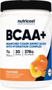Nutricost BCAA + Hydration Powder (Peach Rings) 30 Σερβιέτες - Διακλαδισμένη Αλυσίδα Αμινοξέα με Hydration Complex - Χωρίς γλουτένη, Μη ΓΤΟ