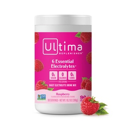 Ultima Repleniser Daily Electrolyte Powder Drink Mix – Χωρίς ζάχαρη – Βατόμουρο, 90 σέρβις – Ενυδατική σκόνη με 6 Ηλεκτρόλυτα και Ιχνηλάτηση Ορυκτά – Κετό Φιλικό, Vegan, Μη ΓΤΟ
