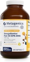 Metagenics OmegaGenics Fish Oil EPA-DHA 720 mg - Omega-3 Fish Oil Supplement - High Potency - For Heart Health, Musculoskeletal Health & Immune System Health* - DHA & EPA ile - 240 Softgels
