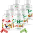 Meyveler ve Veggies Capsules - Doğal Superfood Vitaminler ve Minerallerle Paketlendi - 6, 90 Capsules için Meyve ve Sebze Supplementleri