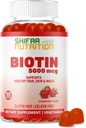 SHIFAA NUTRITION Vegan Biotin Gummies for Adult & Kids 