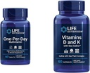 Life Extension One-Per-Day Multivitamin - 25 Vitamini, Minerals & Plant Extracts & Vitamins D ve K ile Sea-Iodine, D3, Vitamin K1 ve K2, Iodine